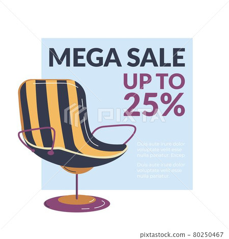 Mega sale in furniture shop, up to 25 percent 80250467