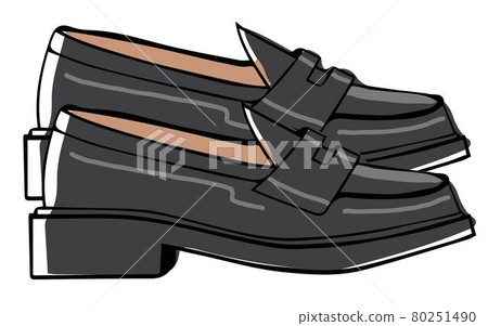 Classic comfortable footwear, shoes on platform 80251490