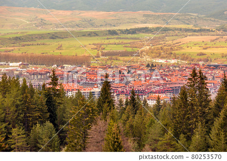 Summer town panorama in Bansko, Bulgaria Summer town panorama in Bansko, Bulgaria 80253570
