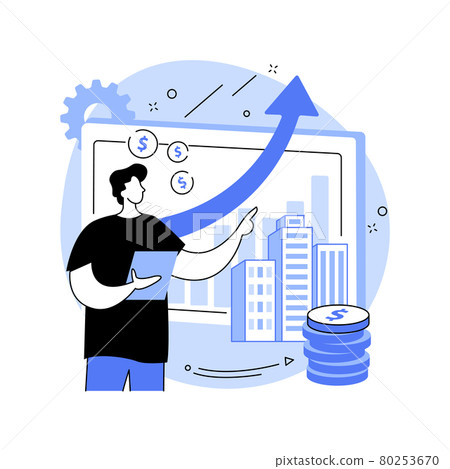 Building investment abstract concept vector illustration. Building investment abstract concept vector illustration. 80253670