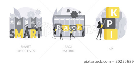 Success measurement abstract concept vector illustrations. Success measurement abstract concept vector illustrations. 80253689