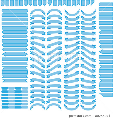 Large set of blue vintage ribbons.  80255071