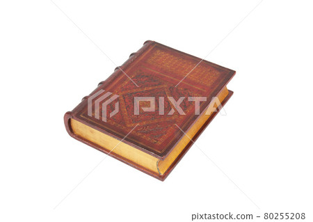 The closed confidential casket in the form of the book on a white background 80255208