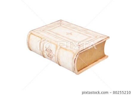 The closed confidential casket in the form of the book on a white background The closed confidential casket in the form of the book on a white background 80255210