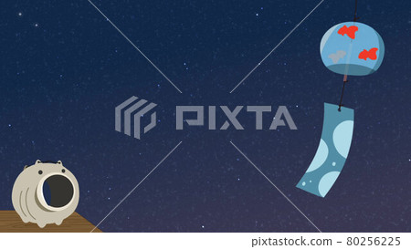 Engawa wind chime mosquito coil night 80256225