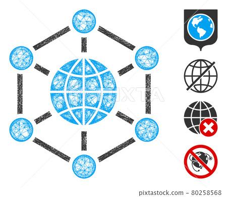 Global Web Vector Mesh Illustration Global Web Vector Mesh Illustration 80258568