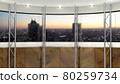 Background material Studio set Urban dusk 80259734