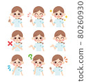 護士女性姿勢集 80260930