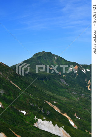 A distant view of Mt. Furano from Mt. Kamifurano 80262421