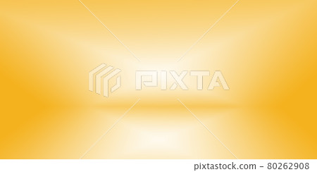 Magic abstract soft colors of shining yellow gradient studio background. 80262908