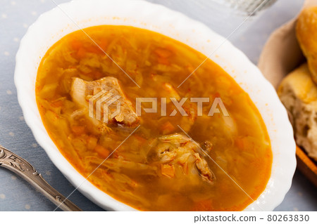 Appetizing Russian dish Shchi Appetizing Russian dish Shchi 80263830