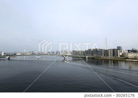 Tokyo bay area scenery Tokyo bay area scenery 80265176