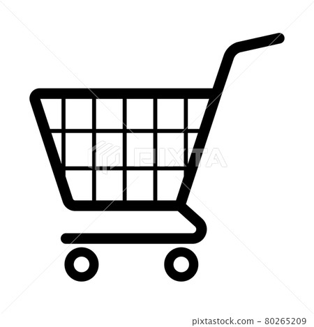 Vector illustration of shopping cart that can be used in online shops 80265209