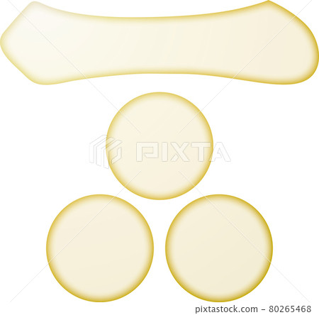 Family crest Nagato three stars [golden] 80265468