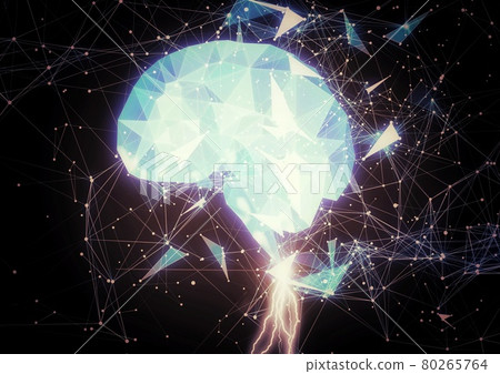 以科學技術為概念的幾何大腦圖解 以科學技術為概念的幾何大腦圖解 80265764