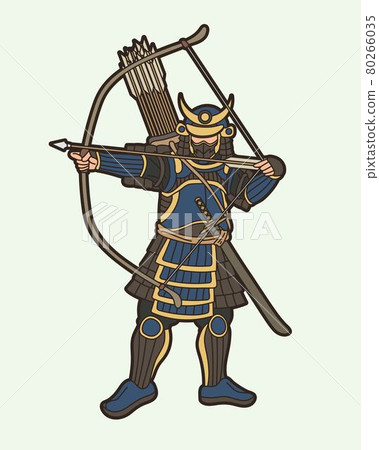 Samurai Warrior or Ronin Japanese Fighter Bushido Action with Armor and Weapon Cartoon Graphic Vector Samurai Warrior or Ronin Japanese Fighter Bushido Action with Armor and Weapon Cartoon Graphic Vector 80266035