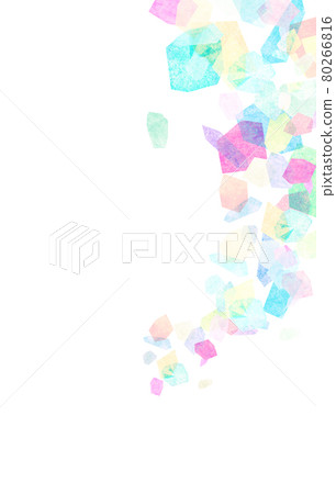 Jewel rainbow color geometric pattern texture 80266816
