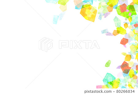 Jewel rainbow color geometric pattern texture 80266834