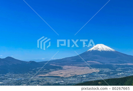 富士山(從神奈川縣箱根市眺望) 富士山(從神奈川縣箱根市眺望) 80267665