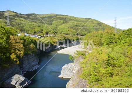 Midstream of Ara River (Shiratori Bridge / Nagatoro Town, Chichibu District, Saitama Prefecture) 80268333