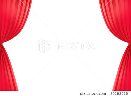 舞台幕布插畫素材 80268916