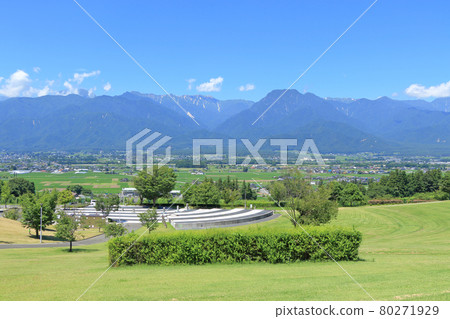 夏日安曇野與北阿爾卑斯山 夏日安曇野與北阿爾卑斯山 80271929