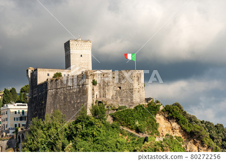 Ancient Castle of Lerici Town - Tourist resort in Liguria La Spezia Italy Ancient Castle of Lerici Town - Tourist resort in Liguria La Spezia Italy 80272256