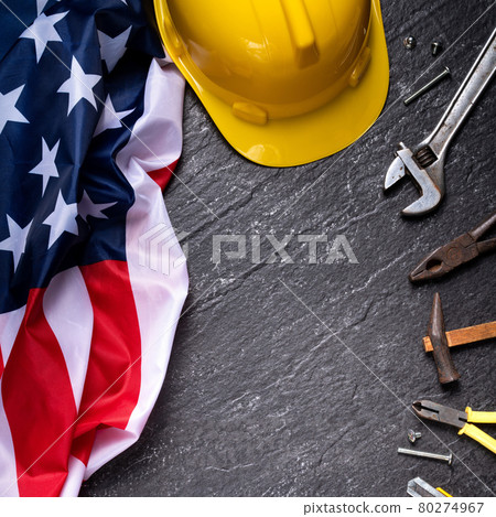 美國勞動節 勞動節 勞工節 工具 安全帽 工地帽 American Labor Day 美國勞動節 勞動節 勞工節 工具 安全帽 工地帽 American Labor Day 80274967
