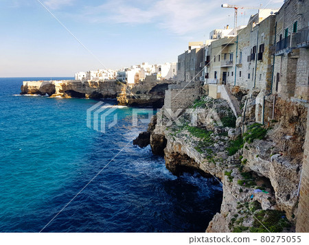 Polignano a Mare view from the seashore 80275055