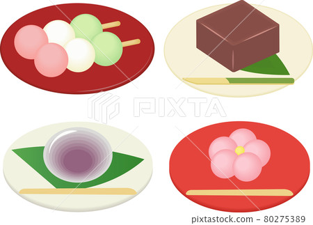 Japanese confectionery set 80275389