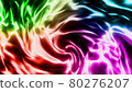 彩虹色的閃爍，火熱的光環 80276207