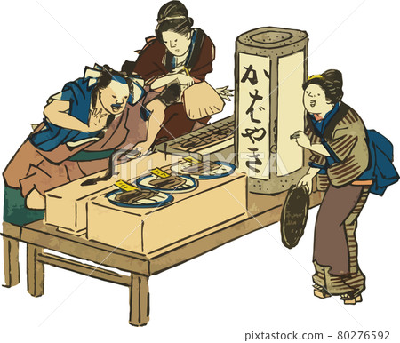江戶商人：烤鰻魚 80276592
