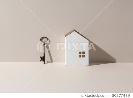 Simple house model and key Simple house model and key 80277489