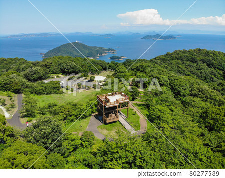 廣島縣福山市五山公園展望台的風景 80277589