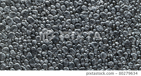 Plastic Protective Foam Background And Texture Macro View Of White