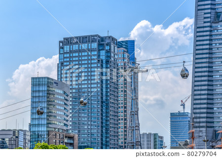 橫濱索道櫻木町的街景 橫濱索道櫻木町的街景 80279704