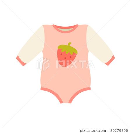 Baby Suit Clothes and Romper Vector Illustration Baby Suit Clothes and Romper Vector Illustration 80279896