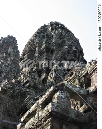 柬埔寨吳哥城的巴戎寺。 柬埔寨吳哥城的巴戎寺。 80280066