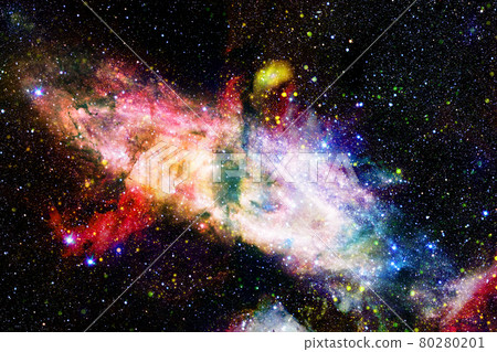 Starfield. Elements of this image furnished by NASA 80280201