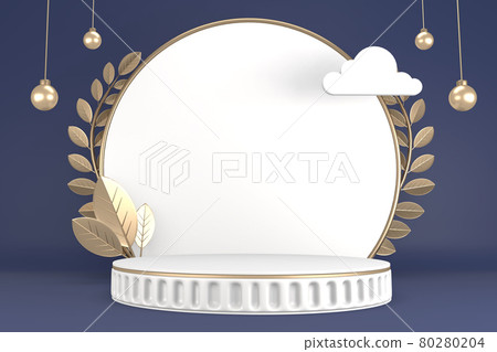 Dark blue adstract , podium for cosmetic product. 3d rendering Dark blue adstract , podium for cosmetic product. 3d rendering 80280204