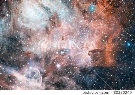 Nebula, cluster of stars in deep space. Elements of this image furnished by NASA 80280249
