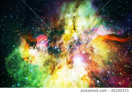 Cosmic landscape. Nebula. Elements of this image furnished by NASA 80280355