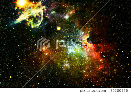 Beautiful galaxy. Elements of this image furnished by NASA 80280356