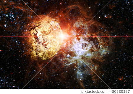 Deep space. Elements of this image furnished by NASA 80280357