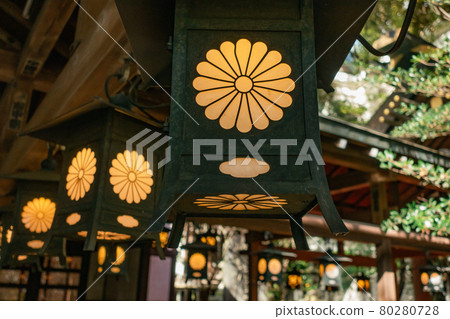 Kawagoe Hikawa Shrine fishing lantern 80280728
