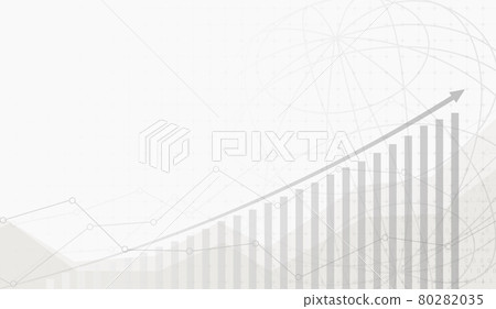 Stock market investment trading graph in graphic concept suitable for financial investment or Economic trends business idea. Vector design. 80282035