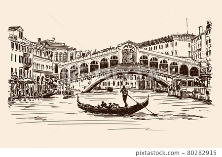 Old Rialto Bridge. 80282915