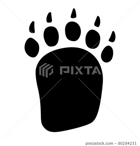 Footprints of palm civet Footprints of palm civet 80284231