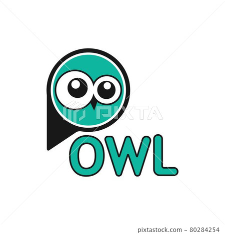 owl bird logo and symbol animal vector 80284254