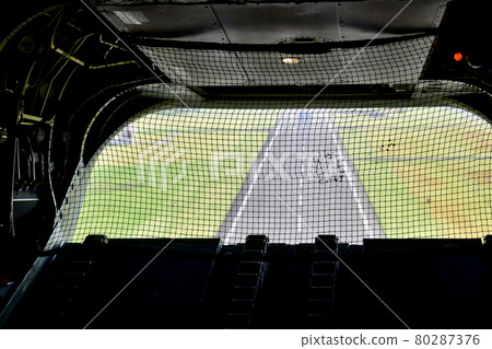 Large transport helicopter CH-47J, experience boarding 80287376